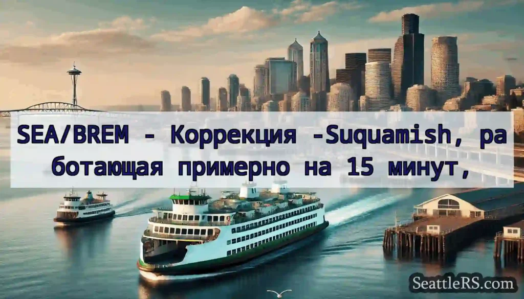 SEA/BREM - Коррекция -Suquamish, работающая