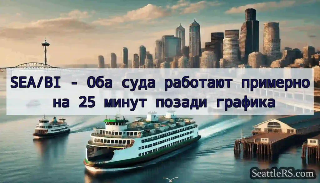 SEA/BI - Оба суда работают примерно на 25 минут