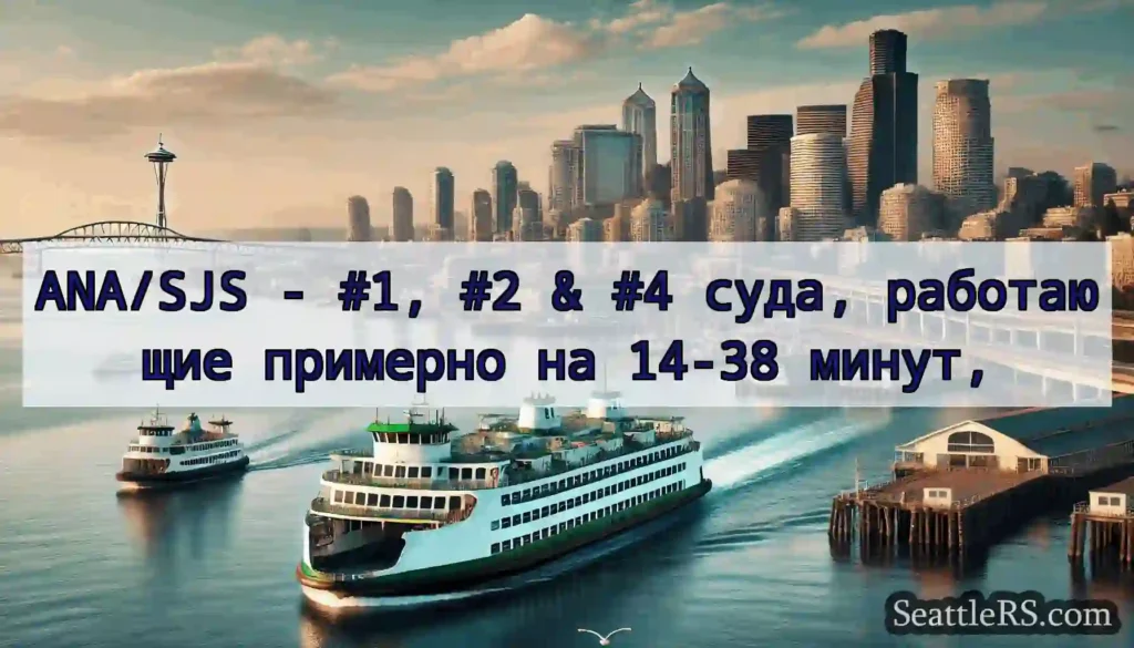 ANA/SJS - #1, #2 & #4 суда, работающие примерно