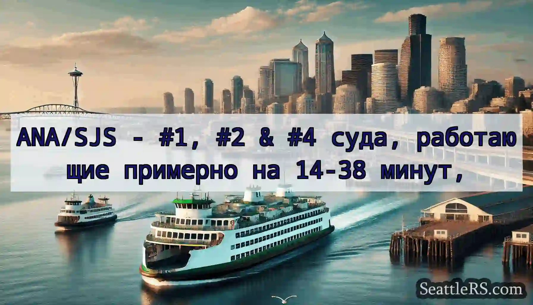 ANA/SJS - #1, #2 & #4 суда, работающие примерно