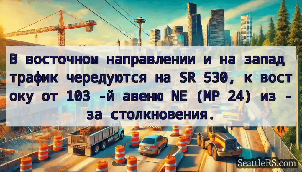 В восточном направлении и на запад трафик