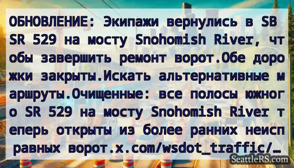 ОБНОВЛЕНИЕ: Экипажи вернулись в SB SR 529 на