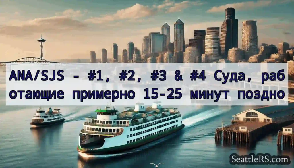 ANA/SJS - #1, #2, #3 & #4 Суда, работающие