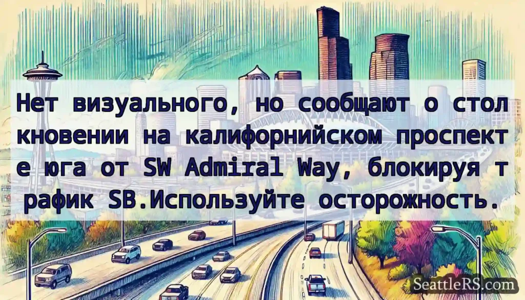Нет визуального, но сообщают о столкновении на