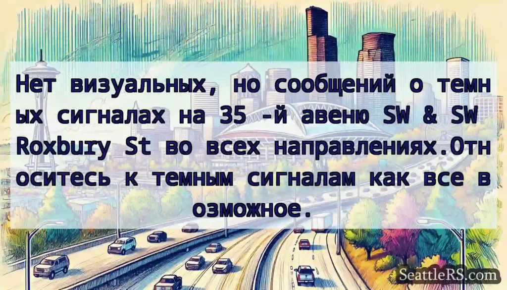 Нет визуальных, но сообщений о темных сигналах на