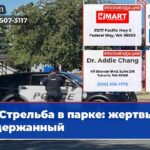 Стрельба в парке жертвы и задержанный
