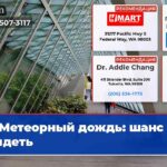 Метеорный дождь шанс увидеть