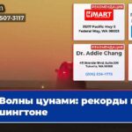 Волны цунами рекорды в Вашингтоне