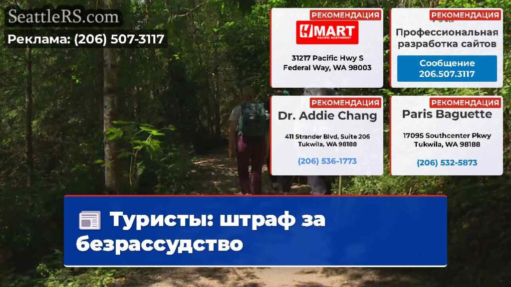 Туристы: штраф за безрассудство