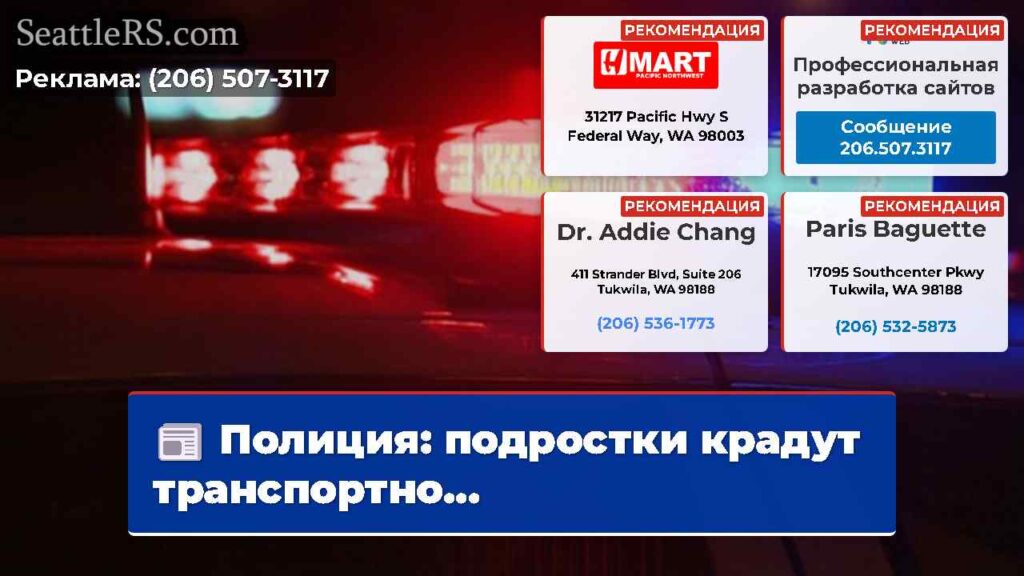 Полиция: подростки крадут транспортно...