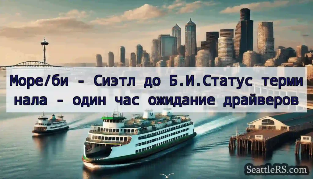 Море/би - Сиэтл до Б.И.Статус терминала - один