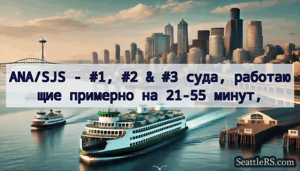 ANA/SJS - #1, #2 & #3 суда, работающие примерно