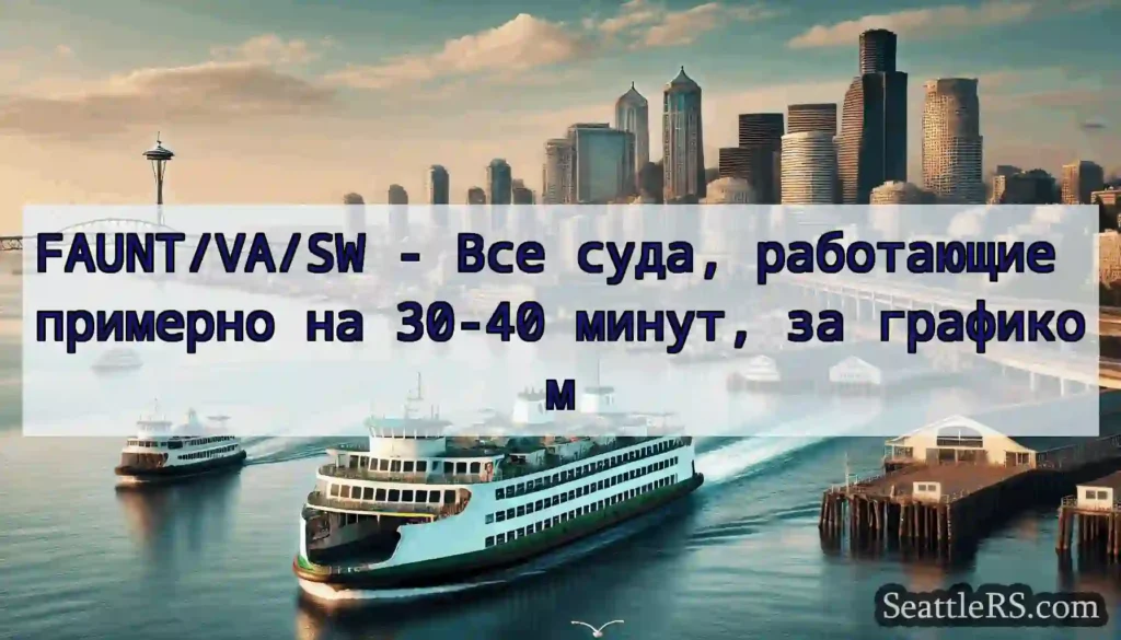 FAUNT/VA/SW - Все суда, работающие примерно на