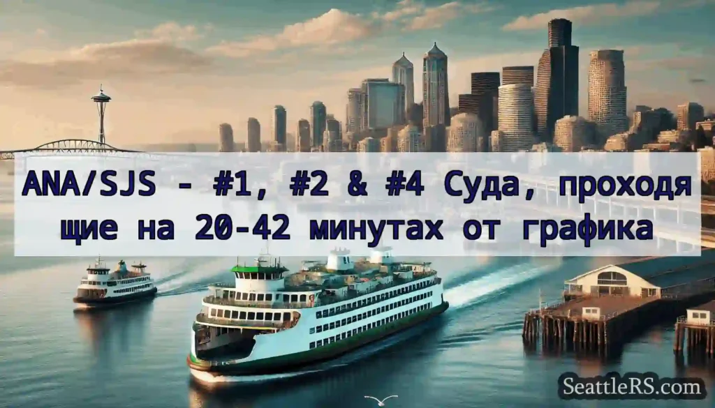 ANA/SJS - #1, #2 & #4 Суда, проходящие на 20-42