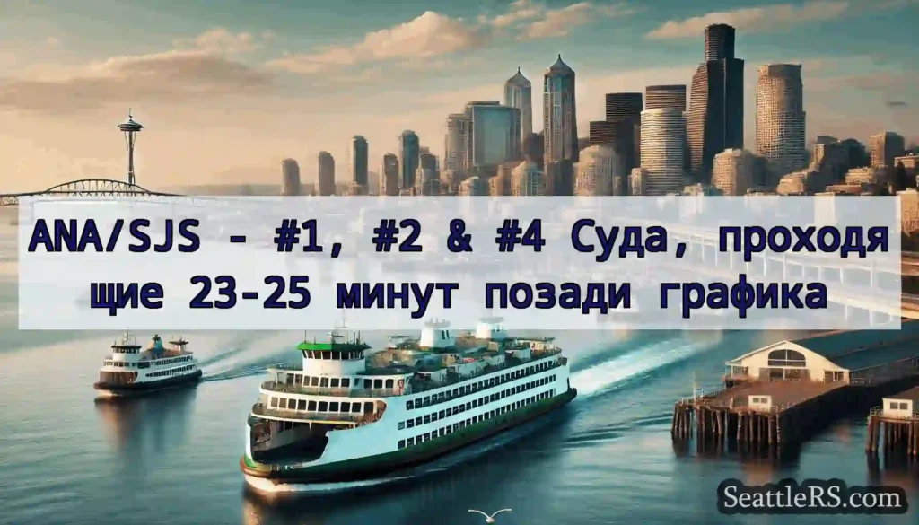 ANA/SJS - #1, #2 & #4 Суда, проходящие 23-25