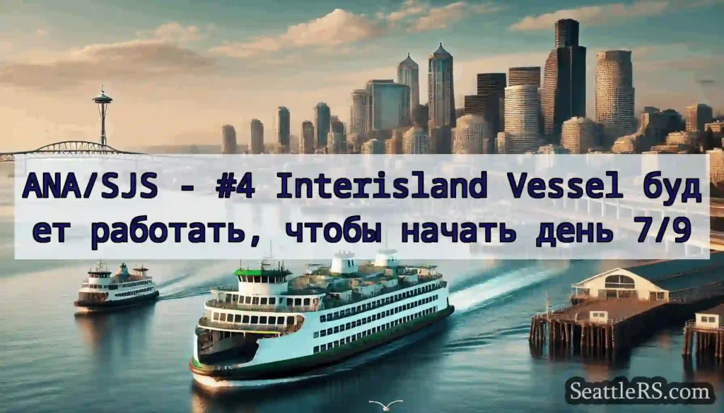 ANA/SJS - #4 Interisland Vessel будет работать,