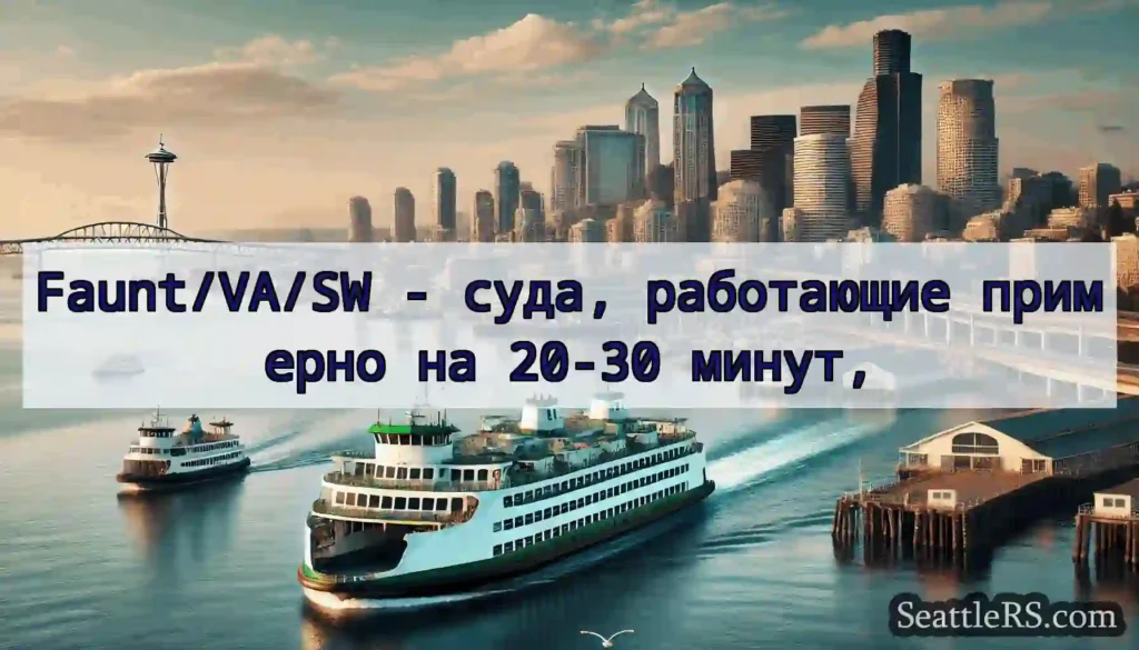 Faunt/VA/SW - суда, работающие примерно на 20-30