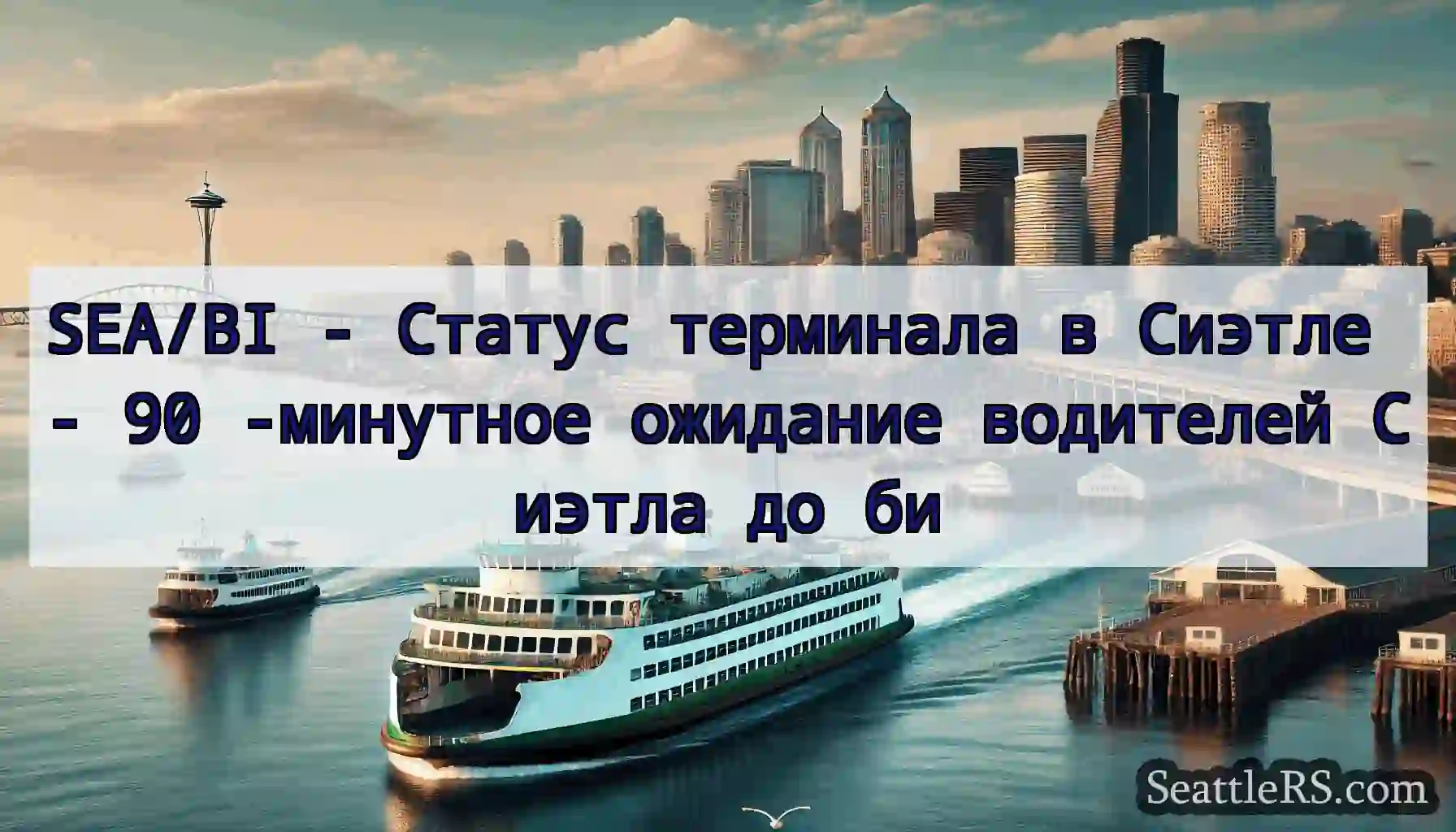 SEA/BI - Статус терминала в Сиэтле - 90 -минутное