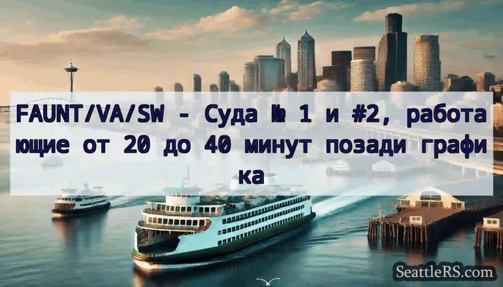 FAUNT/VA/SW - Суда № 1 и #2, работающие от 20 до