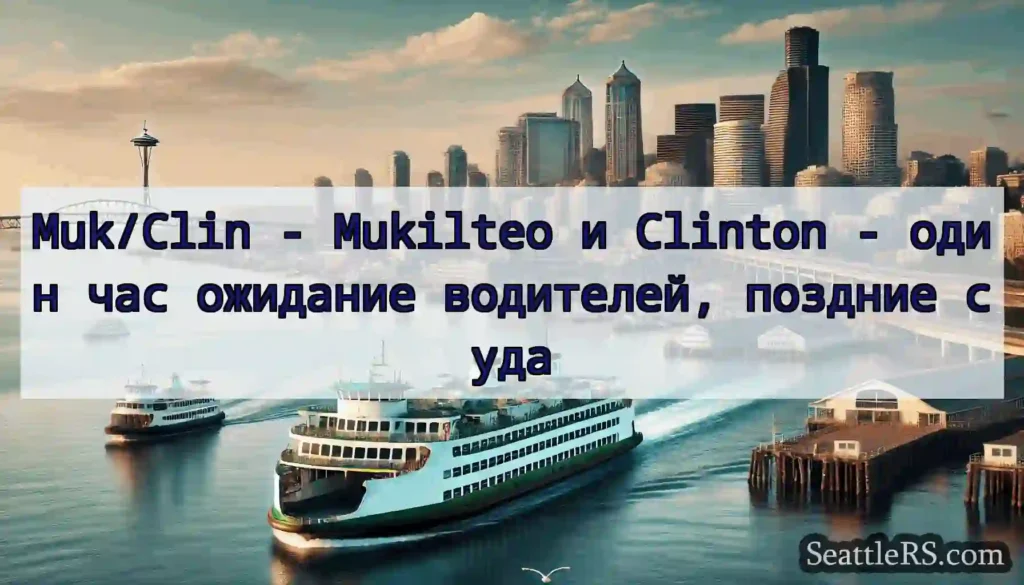 Muk/Clin - Mukilteo и Clinton - один час ожидание