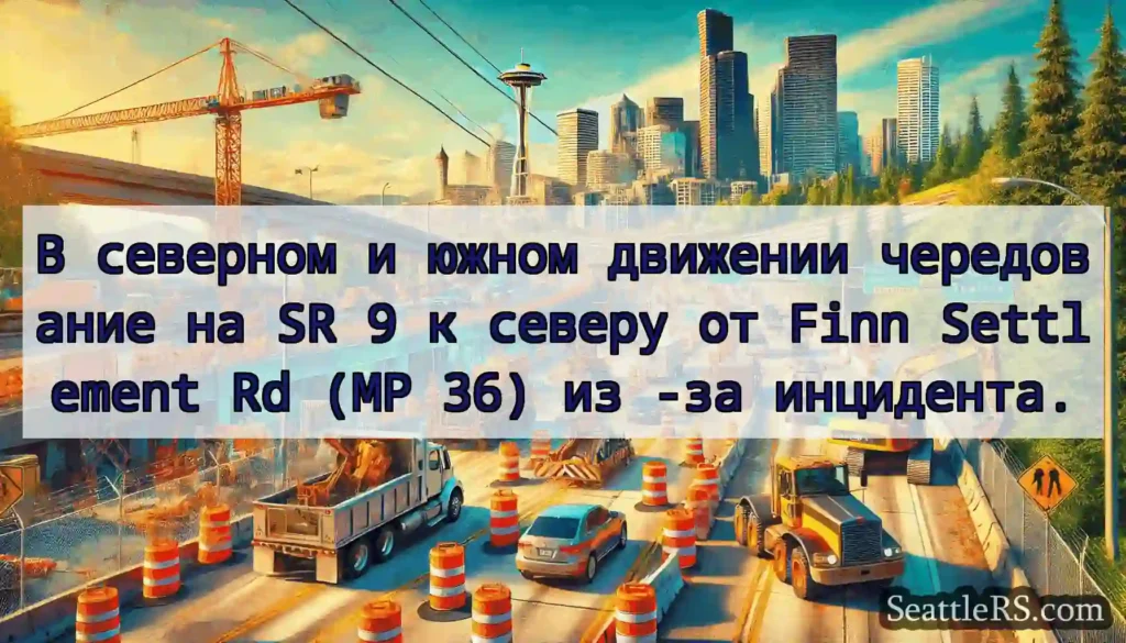 В северном и южном движении чередование на SR 9 к