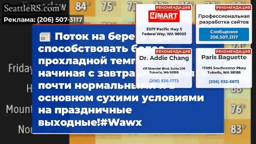 Поток на берегу будет способствовать более