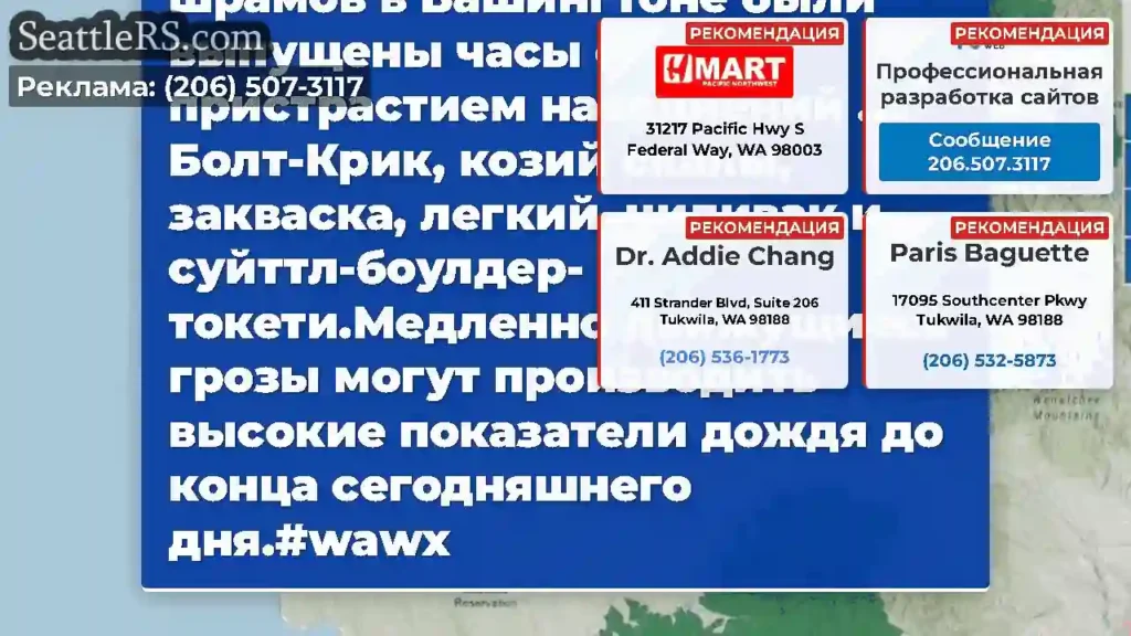 В течение следующих шрамов в Вашингтоне были