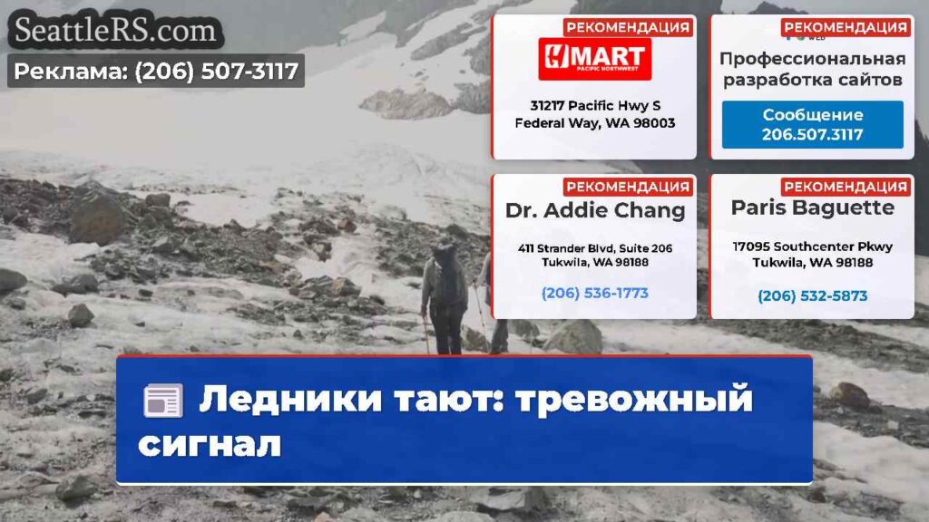Ледники тают: тревожный сигнал