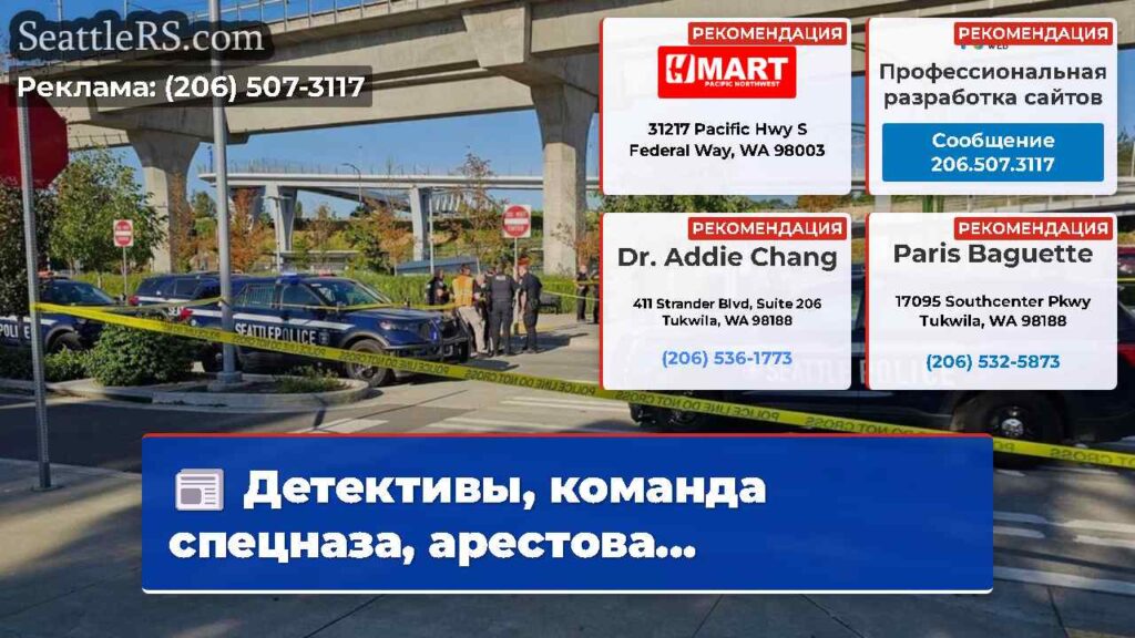 Детективы, команда спецназа, арестова...