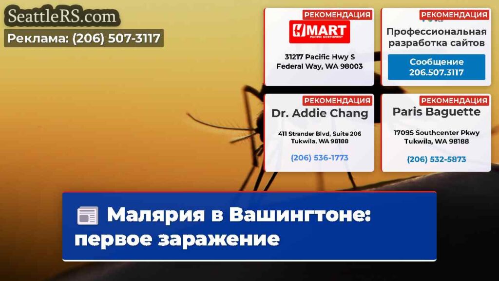 Малярия в Вашингтоне: первое заражение