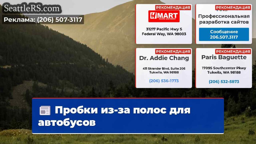 Пробки из-за полос для автобусов