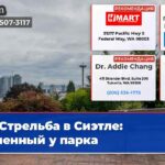 Стрельба в Сиэтле раненный у парка