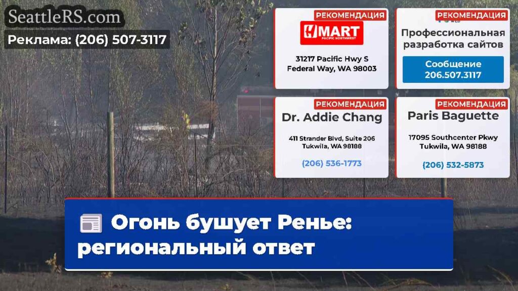 Огонь бушует Ренье: региональный ответ