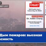 Дым пожаров высокая опасность