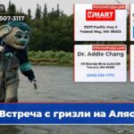 Встреча с гризли на Аляске!