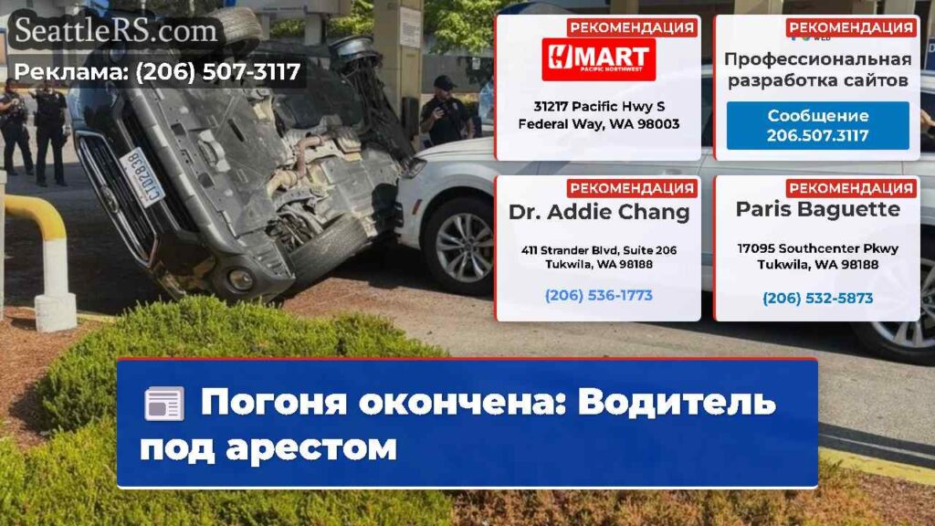 Погоня окончена: Водитель под арестом