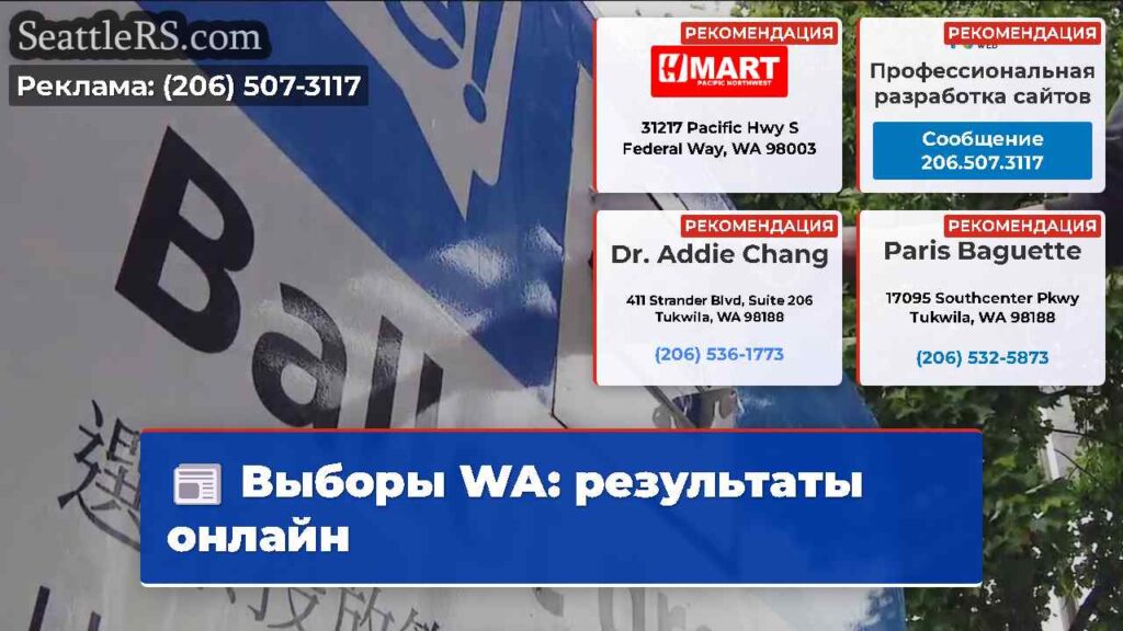Выборы WA: результаты онлайн