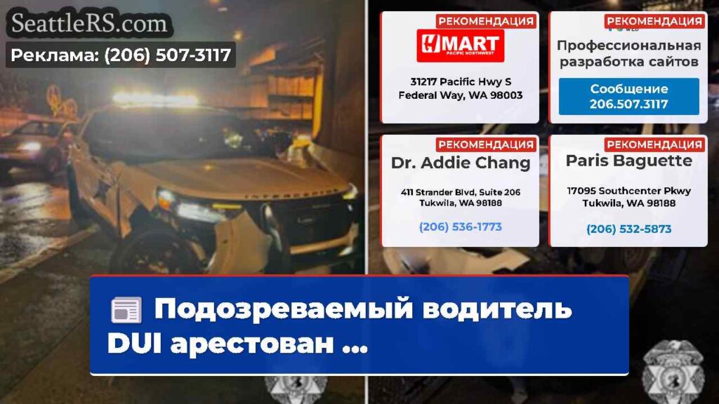 Подозреваемый водитель DUI арестован ...