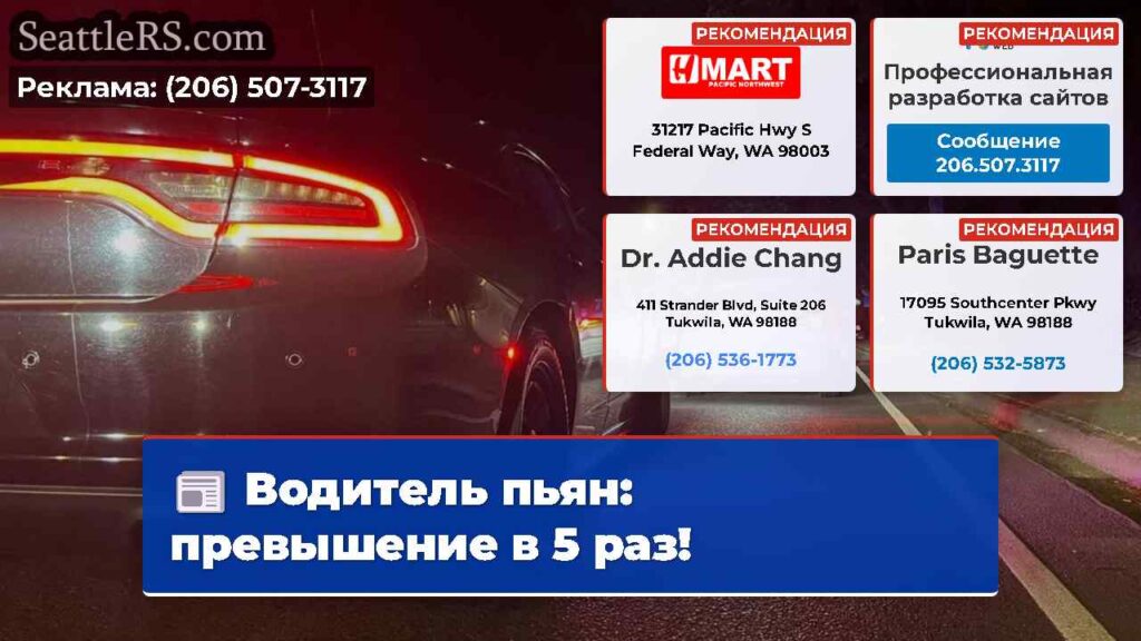 Водитель пьян: превышение в 5 раз!