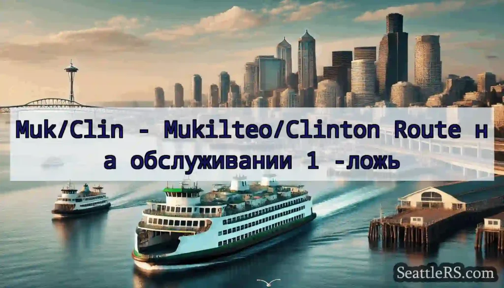 Muk/Clin - Mukilteo/Clinton Route на обслуживании