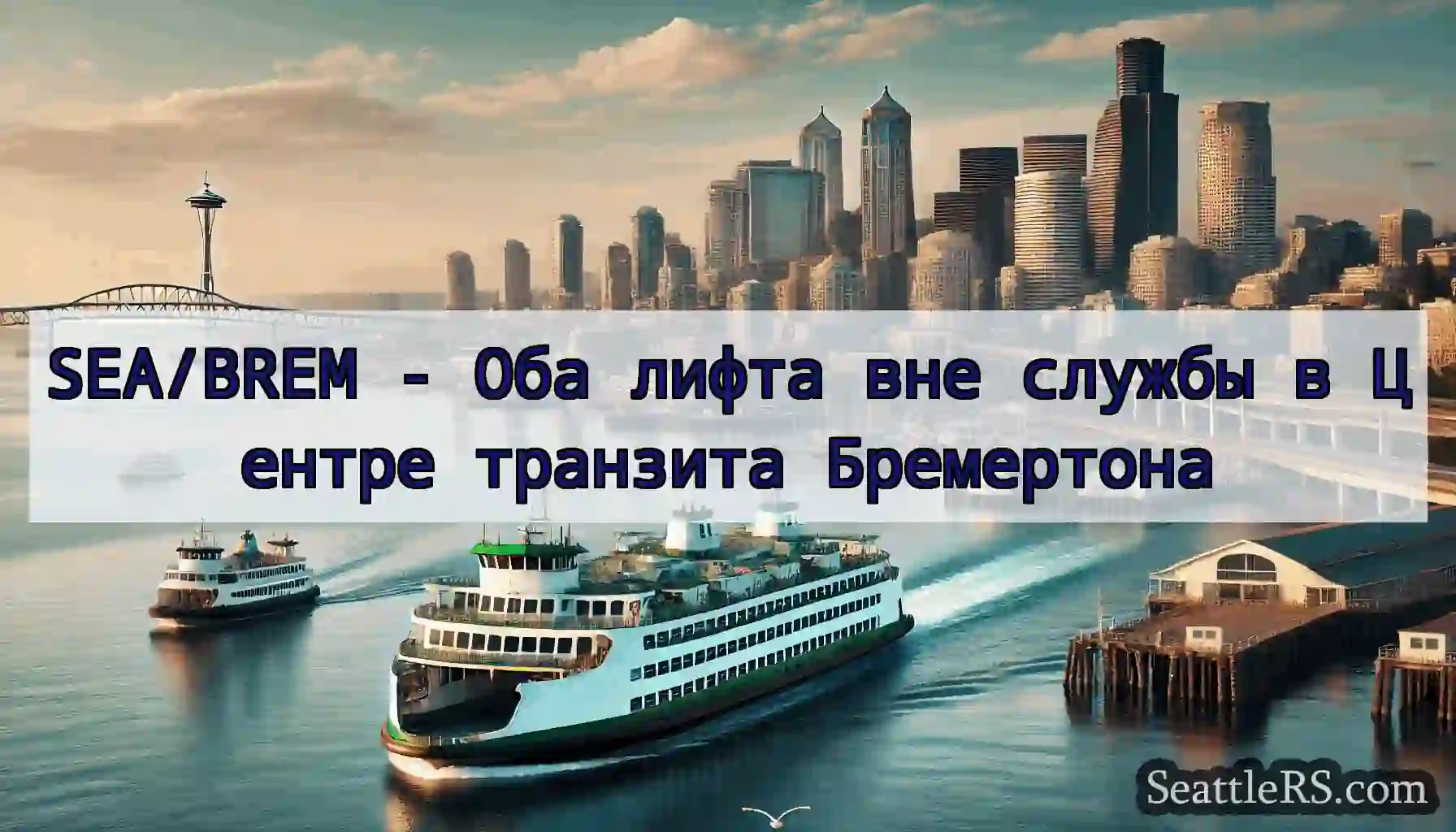 SEA/BREM - Оба лифта вне службы в Центре транзита