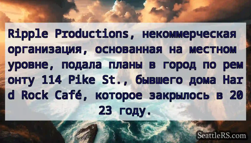 Ripple Productions, некоммерческая организация,