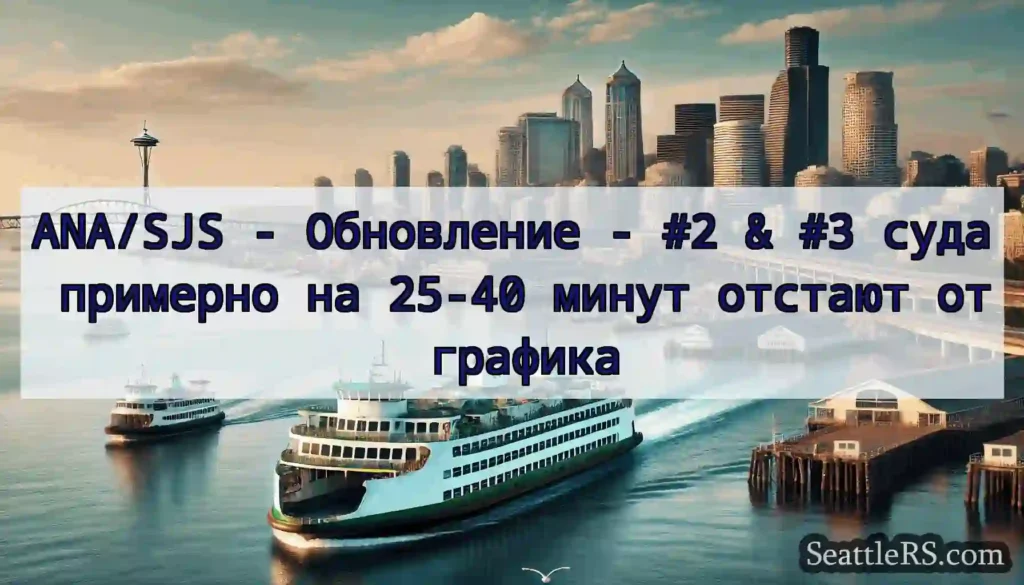 ANA/SJS - Обновление - #2 & #3 суда примерно на