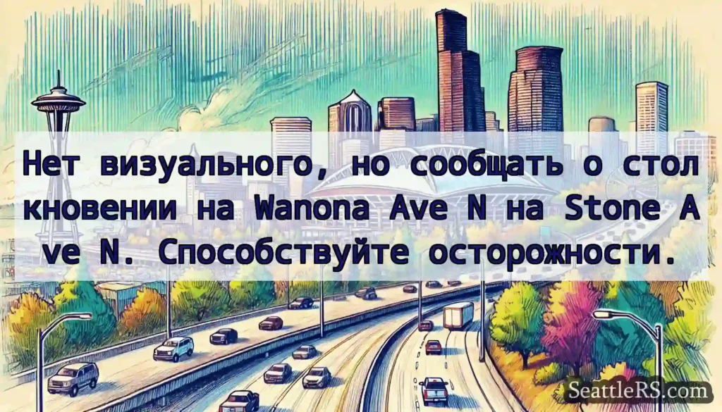 Нет визуального, но сообщать о столкновении на