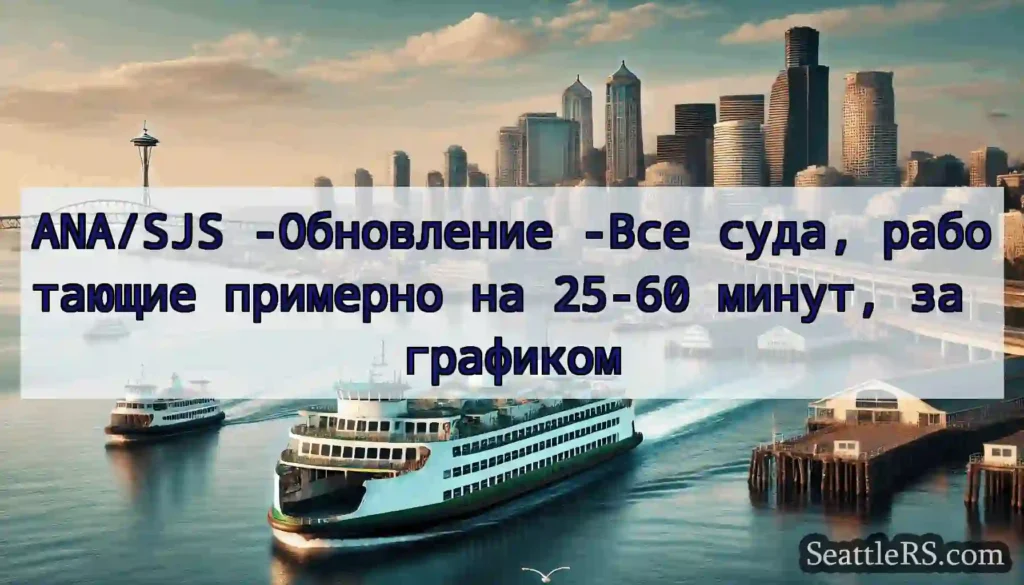 ANA/SJS -Обновление -Все суда, работающие
