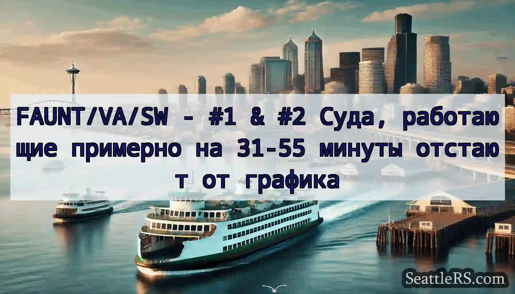 FAUNT/VA/SW - #1 & #2 Суда, работающие примерно