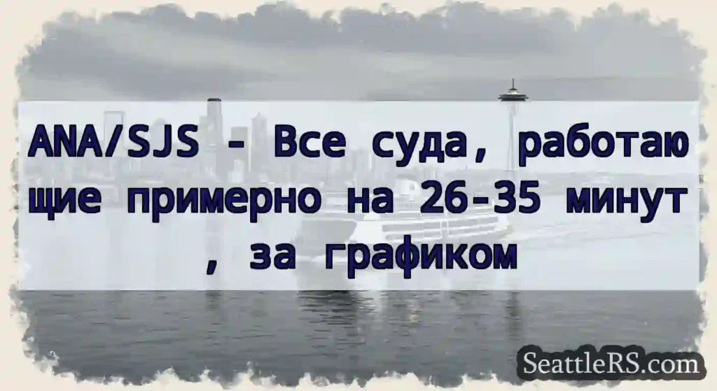 ANA/SJS - Все суда, работающие примерно на 26-35
