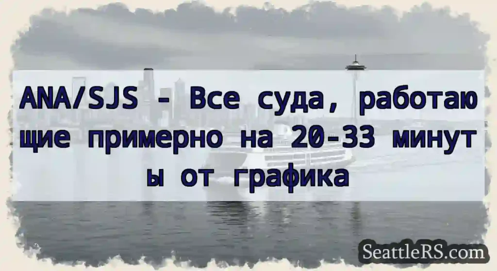 ANA/SJS - Все суда, работающие примерно на 20-33