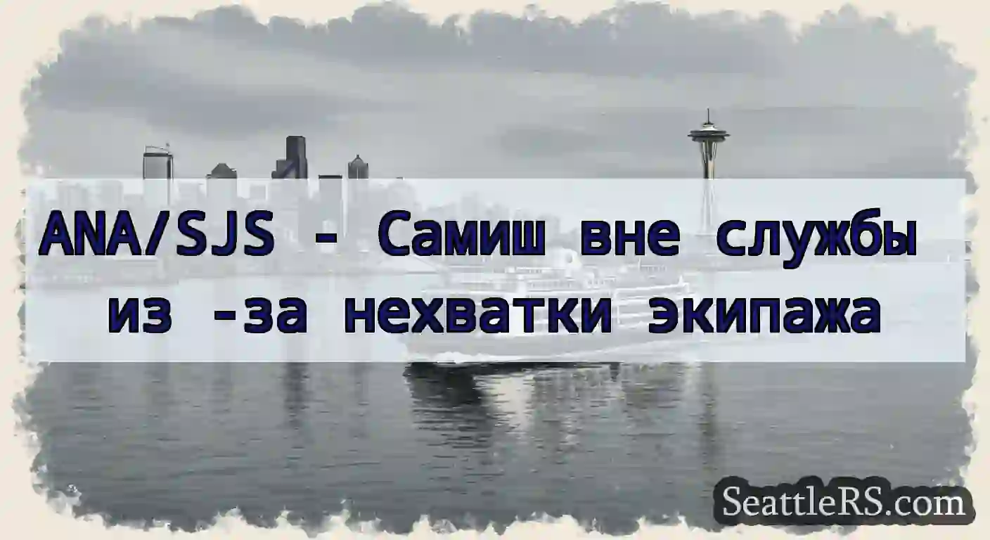 ANA/SJS - Самиш вне службы из -за нехватки