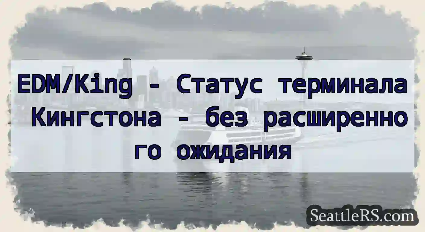 EDM/King - Статус терминала Кингстона - без